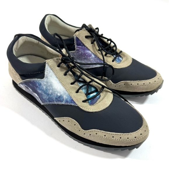 Swear London Leather Sneaker Sky Galactic Graphic - Picture 1 of 8